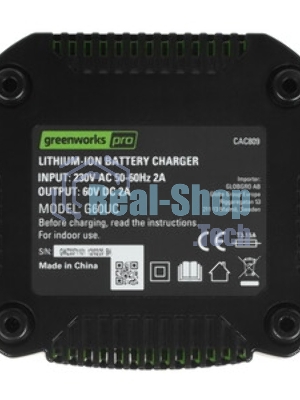Зарядное устройство GreenWorks 60V (2932007)