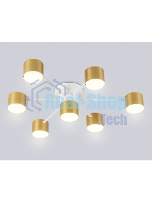 Потолочный светильник Ambrella light FL51725/7 WH/GD белый/золото GX53/7 max 12W 645*135