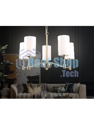 Люстра Ambrella light LH56051/5 BS/FR латунь/белый матовый E14*5 max 40W D590*950