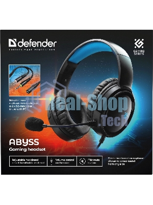 Гарнитура Defender Abyss чёрный, проводная