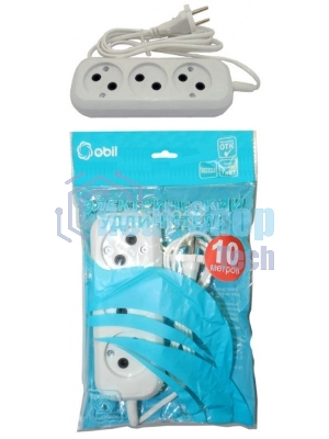 Удлинитель ОБИХОД РС-3 (ШВВП) 3x10 м (40) 150-509