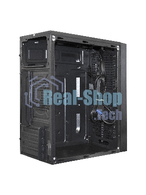 Компьютерный корпус Minitower ExeGate mEVO-9302-RGb (mATX, без БП, 2хUSB+1хUSB 3.0, HD аудио, черный с RGb подсветкой)