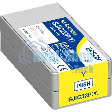 Картридж струйный SJIC22P(Y): INK CARTRIDGE FOR TM-C3500 желтый