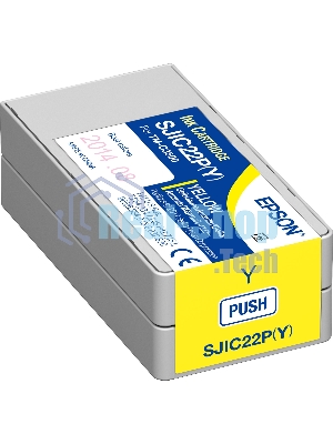 Картридж струйный SJIC22P(Y): INK CARTRIDGE FOR TM-C3500 желтый