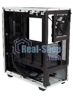 Компьютерный корпус Hiper PW81 белый без БП ATX 3x120мм 2xUSB2.0 2xUSB3.0 audio bott PSU