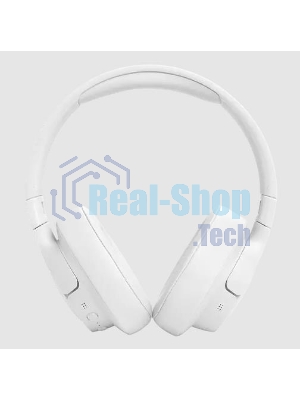 Беспроводные/проводные наушники JBL Tune 770NC белый, полноразмерные, Bluetooth + проводной, активное шумоподавление, до 70 ч