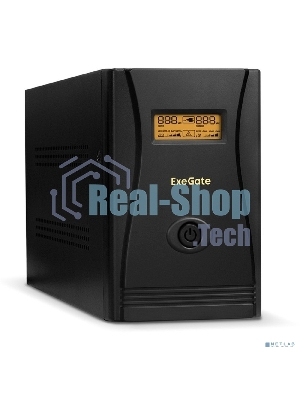 Источник бесперебойного питания ExeGate EX292637RUS SpecialPro Smart LLB-3000.LCD.AVR.2SH.4C13.RJ.USB 3000VA/1800W, LCD, AVR,2*Schuko+4*C13,RJ45/11,USB, металлический корпус, черный