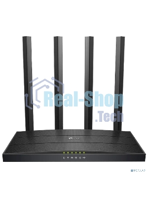 Роутер беспроводной TP-Link Archer C6U AC1200 10/100/1000BASE-TX/4G ready черный