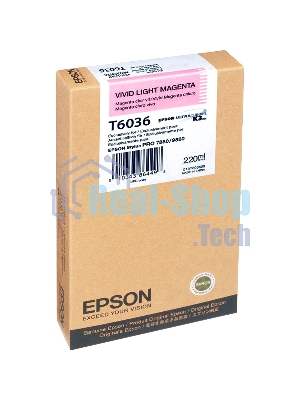 Картридж струйный Epson C13T603600 светло-пурпурный для Epson St Pro 7880/9880 (220мл)