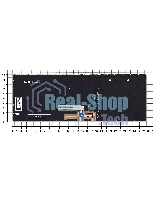 Клавиатура для ноутбука Asus Zenbook Flip 14 UX462DA серебристая с подсветкой
