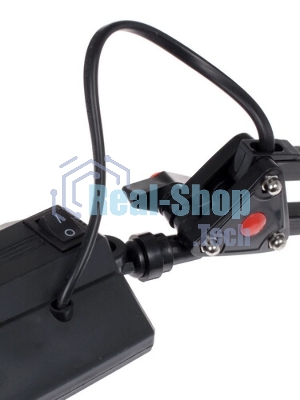 Лампа настольная Camelion KD-017A С0211W черный в к-те база+струбцина