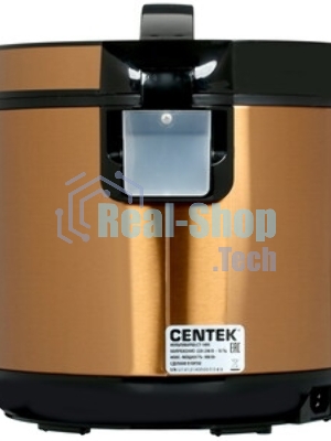 Мультиварка Centek CT-1495 черный/золотистый, 5.0 л, 42 программы + Мультишеф