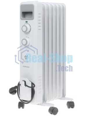 Радиатор масляный Royal Clima ROR-FR7-1500M 1500Вт белый/черный