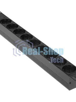 Блок розеток горизонтальный ExeGate ServerPro PDU-19H901 Al-9S-C14, 19