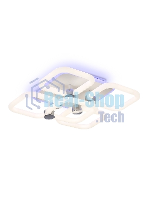 Потолочный светодиодный светильник FA3861/4+1 WH белый 70W 3000K-6400K+RGB 400*400*115 (ПДУ РАДИО 2.4G)
