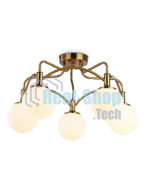 Светильник Ambrella light TR3212/5 GD/FR золото/белый матовый  E27*5 max 40W D560*302