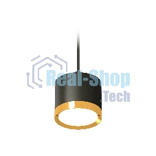 Светильник Ambrella Light XP8111012 SBK/PYG черный песок/золото желтое полированное GX53 (A2333, C8111, N8124)