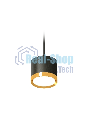 Светильник Ambrella Light XP8111012 SBK/PYG черный песок/золото желтое полированное GX53 (A2333, C8111, N8124)