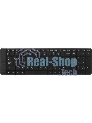 Комплект клавиатура+мышь Logitech MK220 беспроводной, USB, 1000 DPI, чёрный