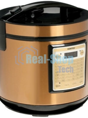 Мультиварка Centek CT-1495 черный/золотистый, 5.0 л, 42 программы + Мультишеф