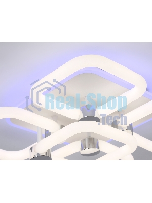 Потолочный светодиодный светильник FA3861/4+1 WH белый 70W 3000K-6400K+RGB 400*400*115 (ПДУ РАДИО 2.4G)