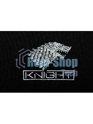 Кресло игровое Knight Optimum черный/серый крестов. пластик