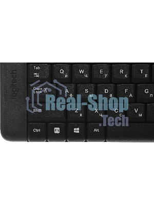 Комплект клавиатура+мышь Logitech MK220 беспроводной, USB, 1000 DPI, чёрный