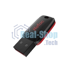 Флешка USB R/W Netac 128Gb U197 NT03U197N-128G-20BK USB 2.0 черный/красный