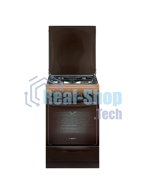 Плита газовая Gefest 5100-02 0001 коричневый, конфорок 4 газовых, духовка 52 л, 50 см x 85 см x 58.5 см