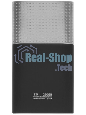 Внешний SSD Netac Z9, 250 Gb, USB 3.2 Gen 2 Type-C, R/W 550/480, черный