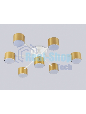 Потолочный светильник Ambrella light FL51725/7 WH/GD белый/золото GX53/7 max 12W 645*135
