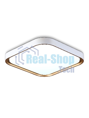 Потолочный светодиодный светильник Ambrella light FZ1259 WH/GD белый/золото 27W 5000K 350*350*60 (Без ПДУ)