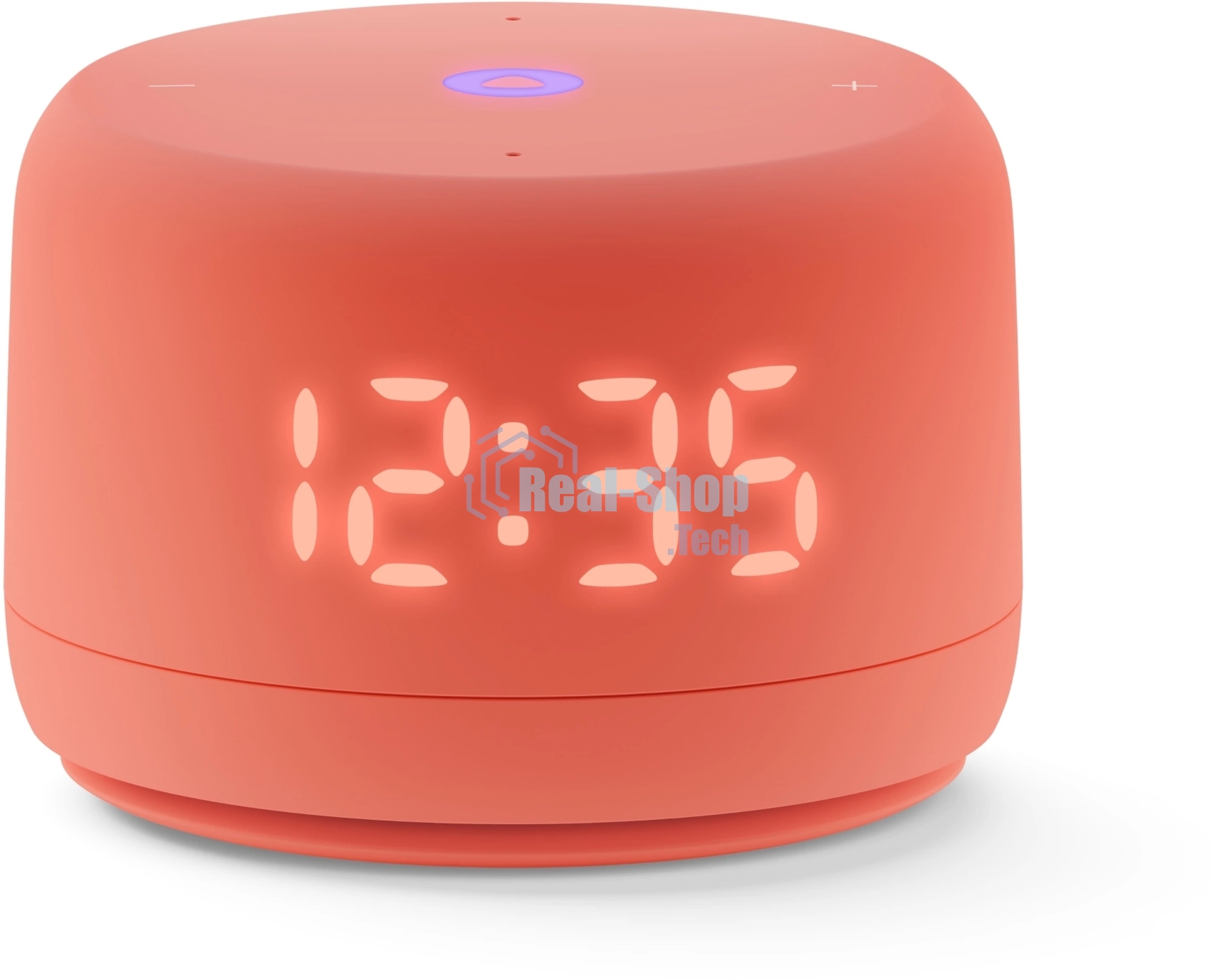 Умная колонка Яндекс Станция Лайт 2 LED, 6Вт, с экраном, 1 динамик, часы, Алиса, BT5.0, Wi-Fi, коралловый