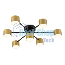 Потолочный светильник Ambrella light FL51726/7 BK/GD черный/золото GX53/7 max 12W 645*135