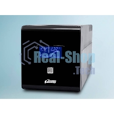 Источник бесперебойного питания PowerMan Smart Sine 1000 черный (Pure Sine Wave/LCD Display/USB/Software/RJ11/45)
