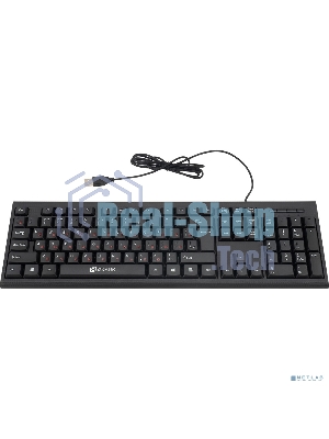 Комплект клавиатура+мышь Oklick 630M проводной, USB, 1600 DPI, чёрный