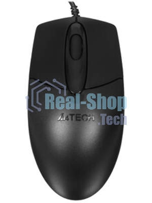 Мышь проводная A4Tech OP-720S черный, 1200 dpi, USB, кнопки - 3