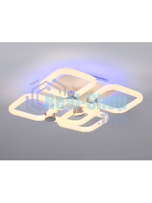 Потолочный светодиодный светильник FA3861/4+1 WH белый 70W 3000K-6400K+RGB 400*400*115 (ПДУ РАДИО 2.4G)