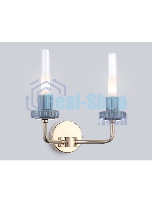 Светильник Ambrella light LH53130/2 GD/WH/GB золото/белый/серо-синий 4W 3000K 290*180*290
