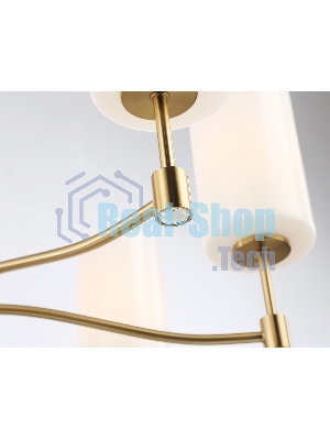 Люстра Ambrella light LH56053/7 BS/FR латунь/белый матовый E14*7 max 40W D680*950