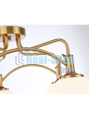 Светильник Ambrella light TR3212/5 GD/FR золото/белый матовый  E27*5 max 40W D560*302