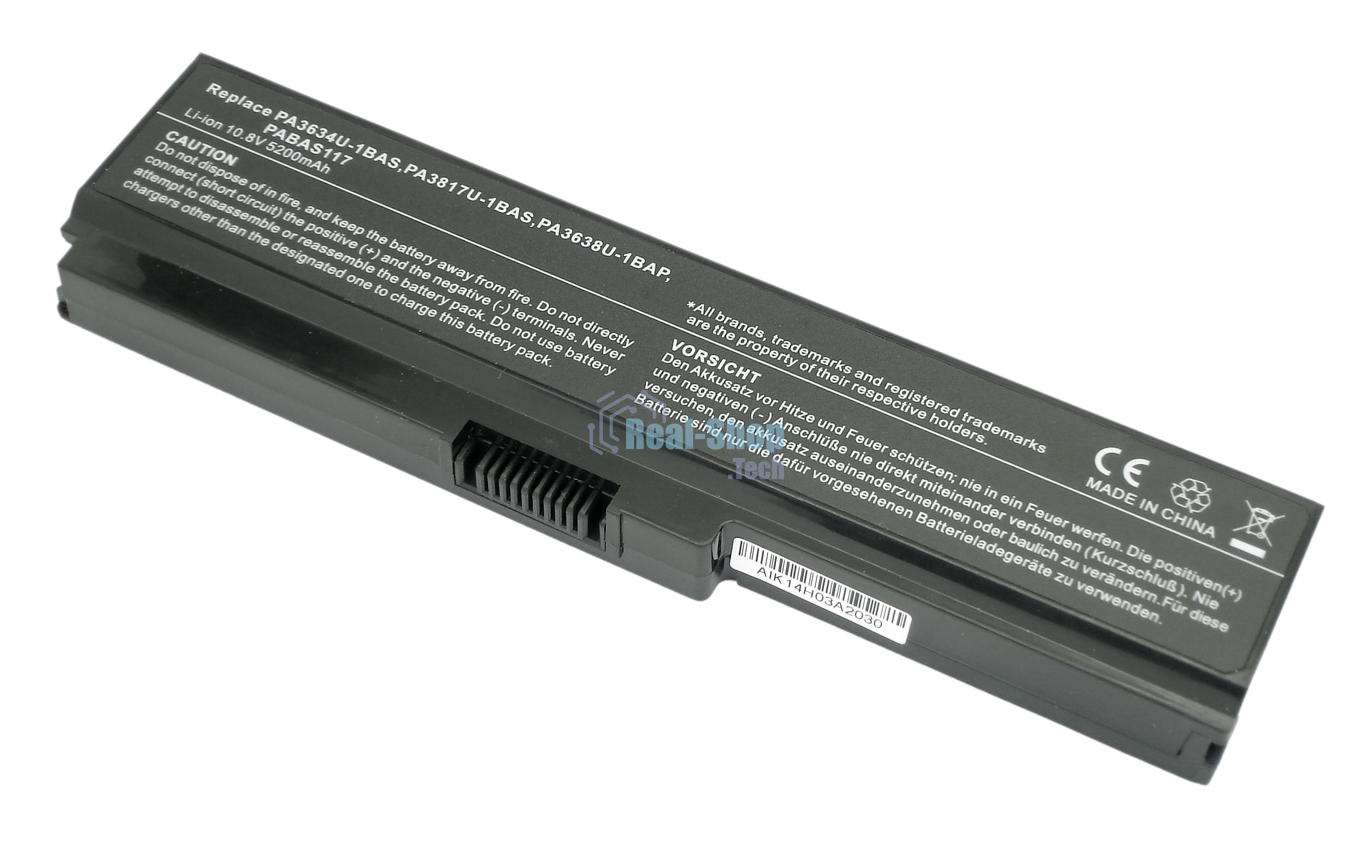 Аккумуляторная батарея для ноутбука Toshiba Satellite L750 5200mAh OEM черный