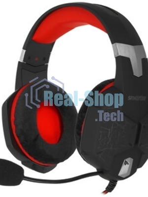 Гарнитура SmartBuy Rush Taipan чёрный-зеленый, проводная, USB, подсветка