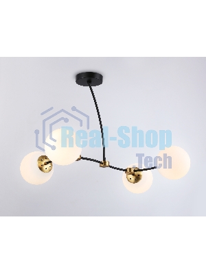 Светитльник Ambrella Light TR2544/4 BK/SB черный/бронза E27/4 max 60W 700*450*450