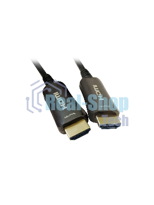 Кабель аудио-видео Digma HDMI 2.0 AOC HDMI (m)/HDMI (m) 30м. позолоченные контакты черный