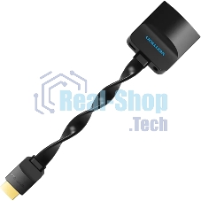 Мультимедиа конвертер Vention HDMI > VGA + аудио, гибкий, плоский