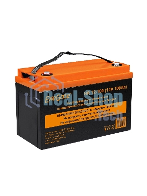 Аккумуляторная батарея ExeGate EX282987RUS HR 12-100 (12V 100Ah, под болт М6)