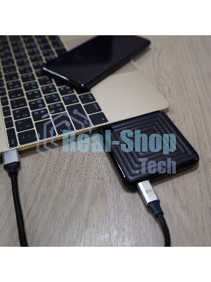 Внешний SSD 2TB Silicon Power PC60, External, USB 3.2 Type-C R/W - 540/500 MB/s черный
