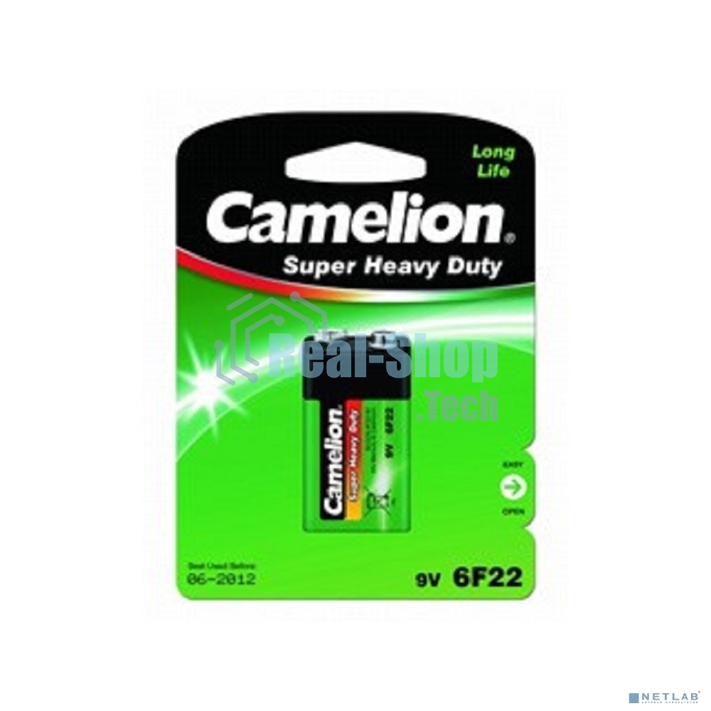Батарейка Camelion 6F22 BL-1 (6F22-BP1G, 9В)