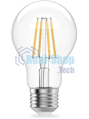 Лампа филам. Gauss Filament 9Вт цок.:E27 груша св.свеч.бел.нейт. (упак.:10шт) (22229)
